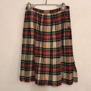 Vintage Plaid Skirt
